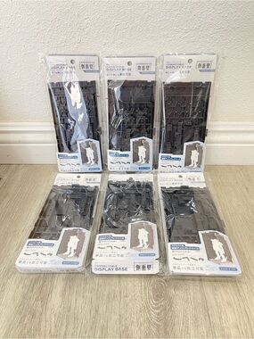 6 Gundam Connectible Display Cage Base Sidewall Yamada DAISO Japan Side Wall New